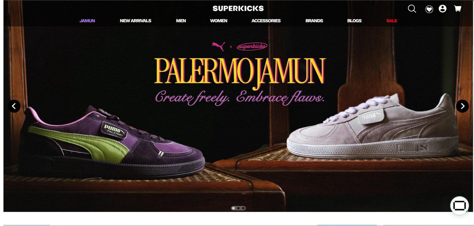 Superkicks Website Screenshot